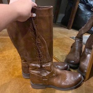 Brown womens boots Sz 10